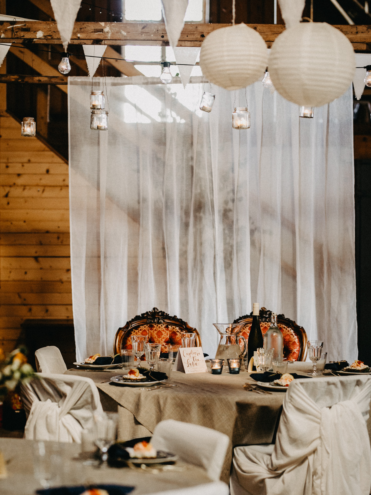 Rönnås Lada dukning bröllop